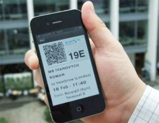 Boryspil airport introduce mobile check-in with boarding-pass in cell phone