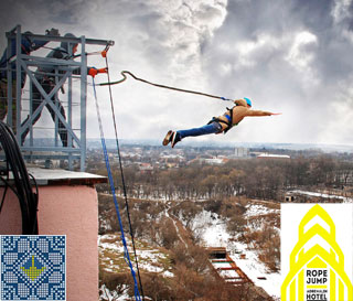 Rope Jumping from Adrenalin Hotel in Kropyvnytskyi | 41 Meters