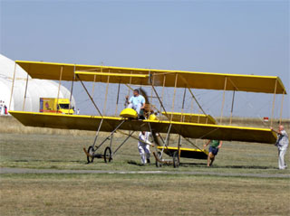 Airplane Farman-IV made the first flight in Odessa