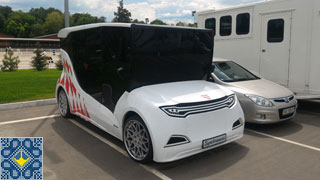 World Show Jumping Competitions CSI3* in Kiev Equides Club | Synchronous Electric Vehicle