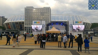 Eurovision 2017 Location on Troitskaya Square
