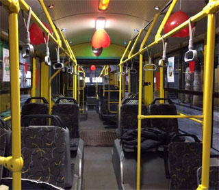 On Valentine's Day Kiev Public Transport be decorated