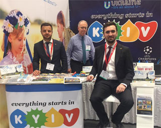 Kyiv, Ukraine is represented at NYT Travel Show in NYC