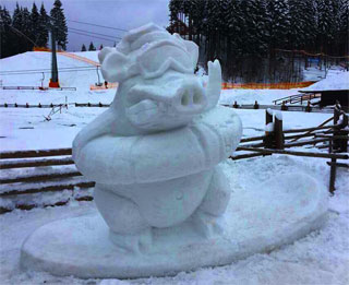 Bukovel Park of Snow Sculptures opened on 11.02.2018