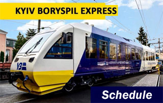 Kyiv - Boryspil Express Train Schedule | Fast KBP Airport Transfer