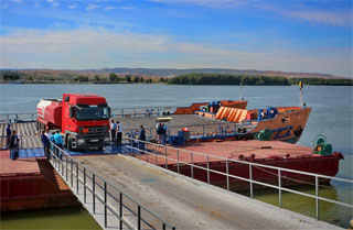 Isaccea - Orlivka Ferry Line open on 10.08.2020 on route Romania - Ukraine