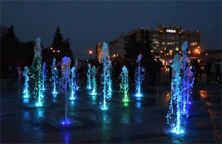 Lutsk Light and Music Fountain opened on 20.10.2020 in Lutsk City Center