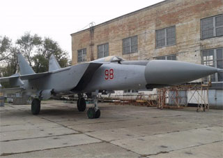 MiG-25 PDS Foxbat is new exhibit of Poltava Long-Range Aviation Museum