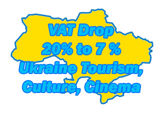 Ukraine Government set reduction of VAT tax rate for Tourism to 7 percent