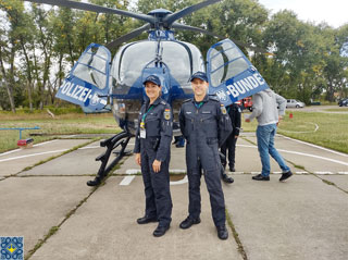 Chernobyl Zone Radiation Measurements by Helicopters EC135 | Helicopter Pilots Manuela Uhlig (2300 hours) and Silvio Renneberg (2600 hours)