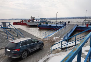 Isaccea - Orlivka Ferry Line on 12.02.2021 opened for Passenger Vehicles