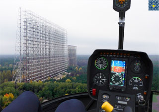Chernobyl Helicopter Tour by helicopter Robinson R44