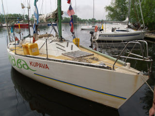Circumnavigation of Ukrainian sail boat Kupava 6