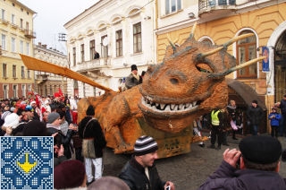 Malanka Festival 2014 in Chernivtsi | Dragon