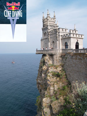 Yalta Redbull Cliff Diving 2014 | Fifth stop of 2014 World Series on 29th-30th of August 2014 in Swallow's Nest Castle in Crimea, Ukraine