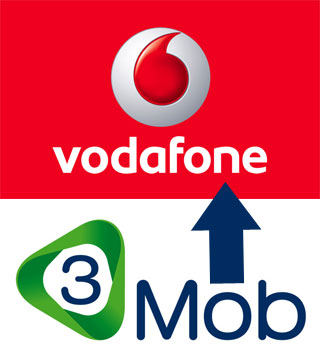 Mobile operator Vodafone buy 3G operator 3Mob of Ukrtelecom