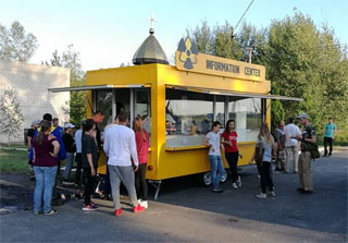 Chernobyl Information Center was opened at Dytiatky Checkpoint