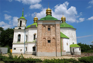 Church of Saviour at Berestove restoration in Kiev