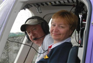 Helicopter Circumnavigation by helicopter Bell 407 | Maxim Sotnikov and Natalia Sovnikova