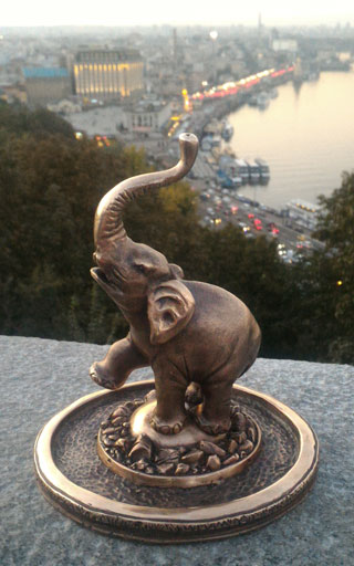 Kiev Elephant Mini Sculpture opened on 20.09.2018
