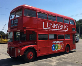 New Kiev Tourist Info Center open in London Route Master Bus