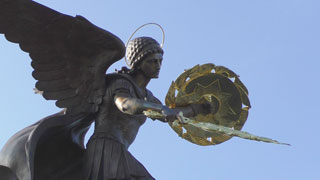 Archangel Michael Fountain opened on 19.09.2020 at Kyiv Volodymyrska Hill