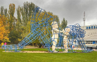 Sculpture LOVE of Alexander Milov was restored in Odesa, Ukraine