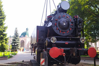 Steam Locomotive 9P-470 Monument is a new Ivano-Frankivsk attraction