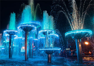 Kharkiv Olympic Fountain opened on 14.07.2021 after restoration