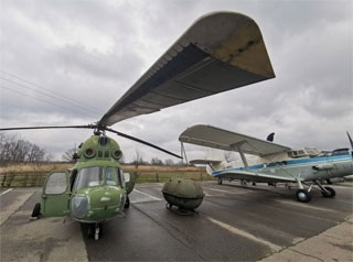NMC Height of Marshal IS Konev new exposition - Mi-2, AN-2 and L-29