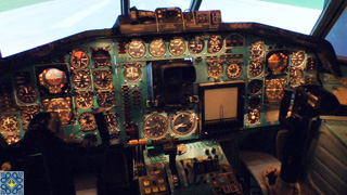 Tupolev TU-154 Flight Simulator in Kyiv, Ukraine | Cockpit