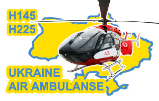 Ukraine Air Ambulance Helicopter Network start service on 01.04.2021