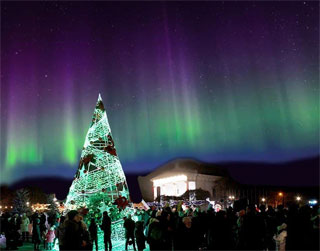 Laser-Light Show Northern Lights will be only on 07.01.2021 in Uman