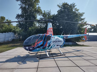 The Flying Bulls Air Show during Underhill Festival in Ukraine