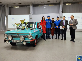 Ukraine ZAZ cars in Monte-Carlo Classic Rally | ZAZ-966 Racing Team and Organizers