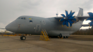 Antonov AN-70 02-BLUE successfully flew from Kyiv to Deblin, Poland