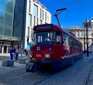 First Ukraine Panoramic Tram was presented on 13.09.2025 in Dnipro - Tram View