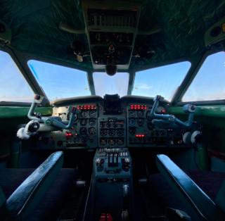 First Stage of Yak-40 Reconstruction is completed in Kyiv State Aviation Museum - Yak-40 Cockpit