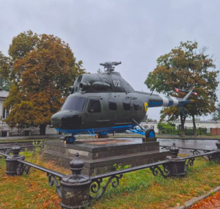 Helicopter Mi-2 is a new Art Object in Poltava City Center
