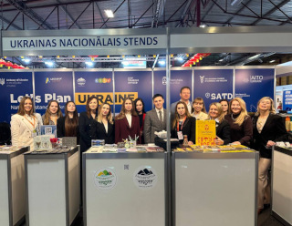 Ukraine Tourism is presented during Balttour 2026 in Riga, Latvia