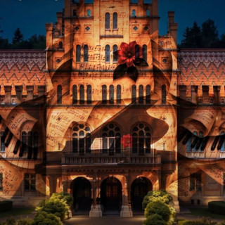 Code of Chernivtsi Audiovisual Art Installation shine for the City's 618th Anniversary
