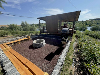 Koblia Vino Wine Tasting Terrace - Fire Place