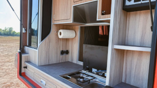 LifeStyleCamper X-RID is a New Tourist Caravan made in Ukraine - Back View