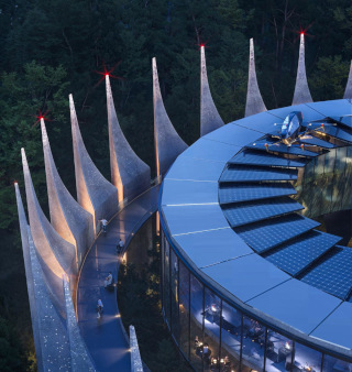 Lynx Rescue and Tourist Drone Stations Project presented for Carpathians - Roof View