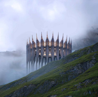 Lynx Rescue and Tourist Drone Stations Project presented for Carpathians - General View