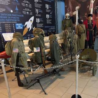 Exhibition Uniforms and Weapons of World War II opened in Poltava Aviation Museum