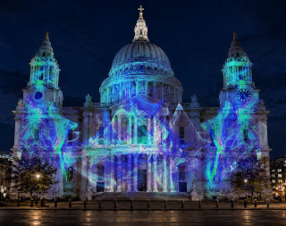 Light Installations Soul will shine St Paul's Cathedral in London