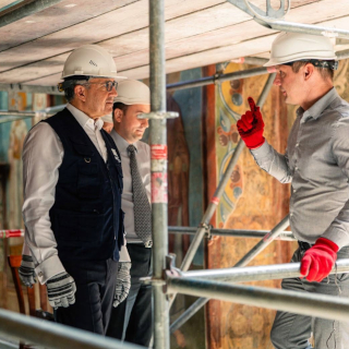 General Director of UNESCO visited St Sophia Cathedral in Kyiv, Ukraine