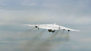 Antonov AN-225 Mriya Commercial Flights in 2020 | Take-off