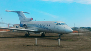 Odesa Aviation Museum at Hydroport Airfield get two Yak-40 aircrafts